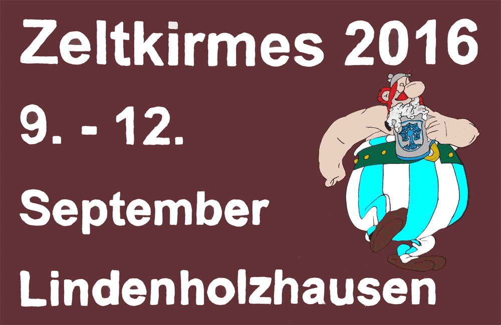 Kirmesschild Lindenholzhausen