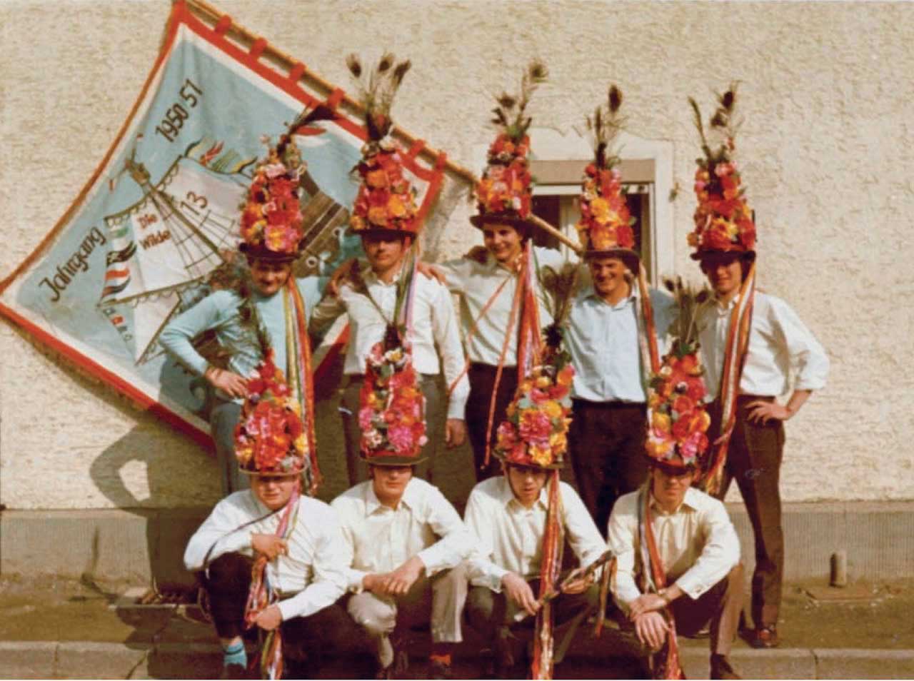 Kirmesburschen vor 50 Jahren