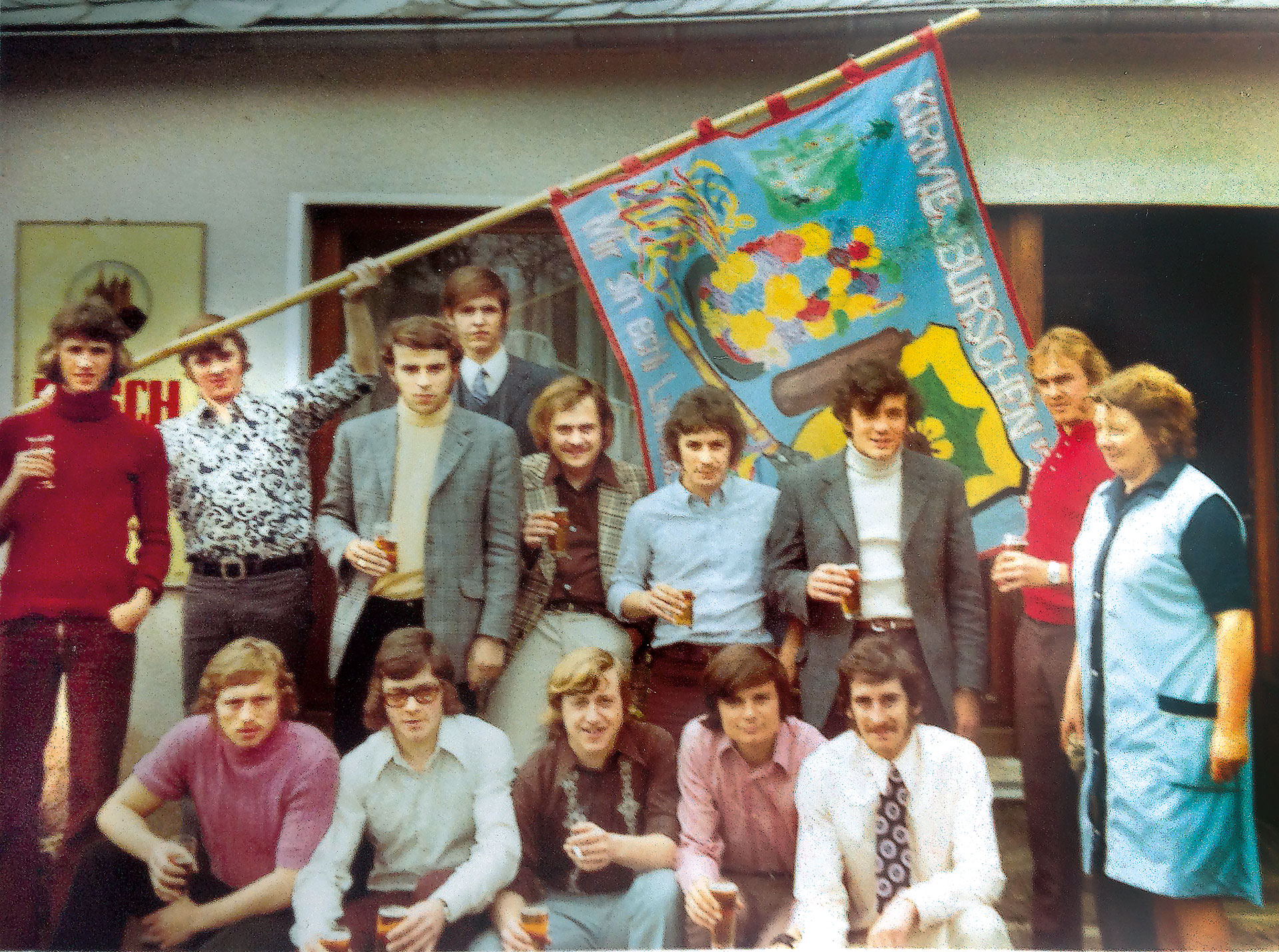 Kirmesburschen vor 50 Jahren