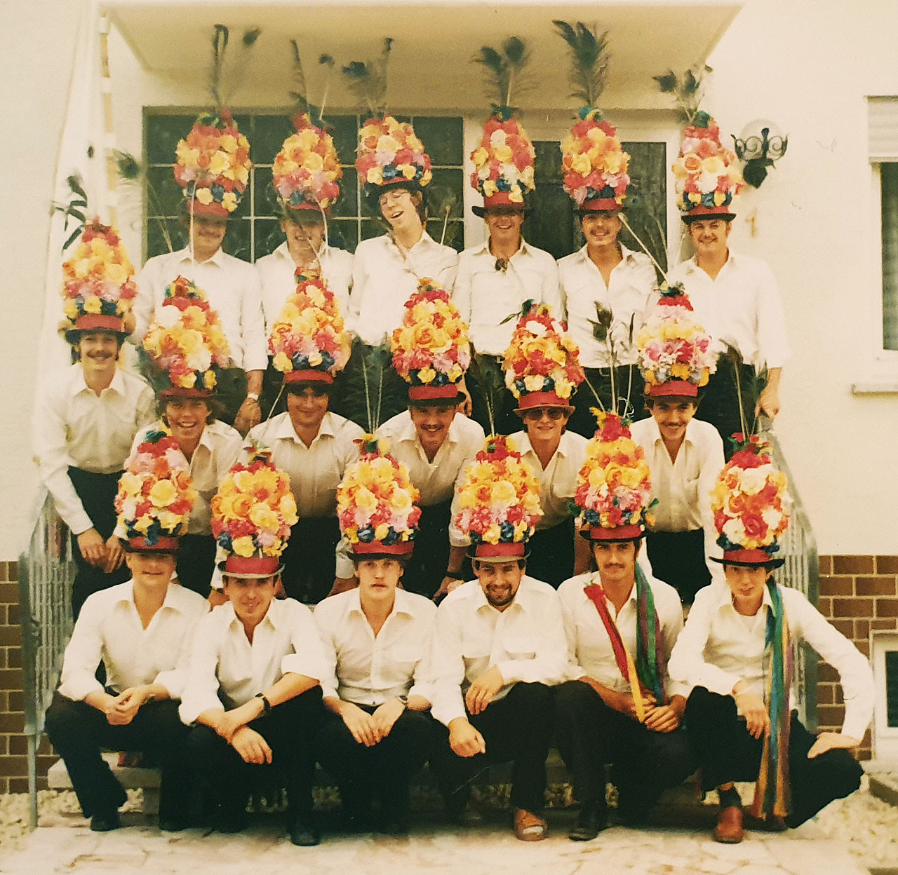 Kirmesburschen vor 40 Jahren