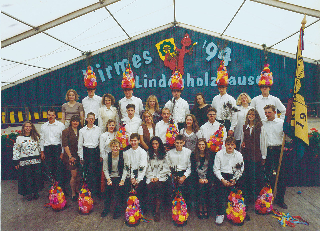 Silberne Kirmesburschen vor 25 Jahren