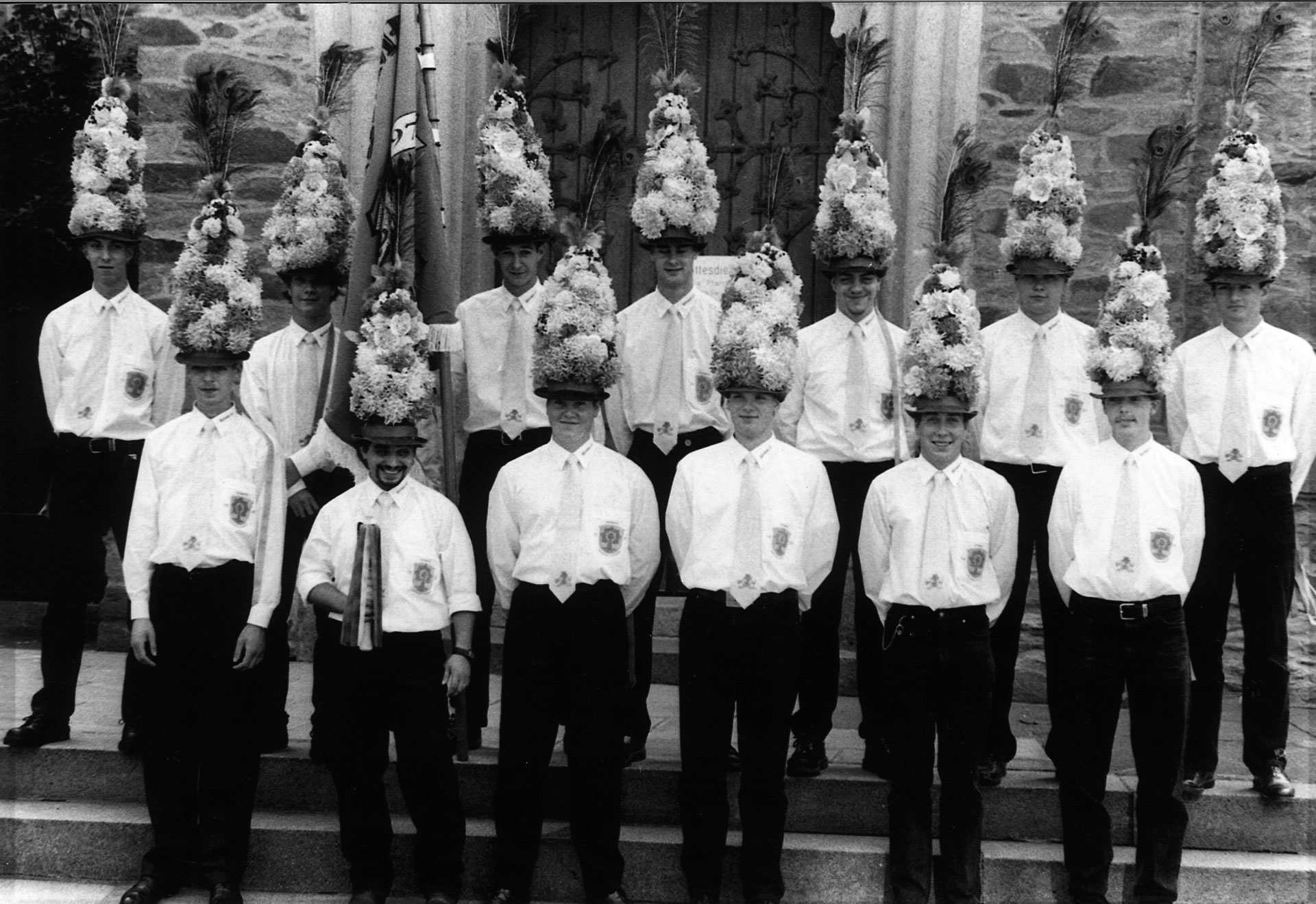 Silberne Kirmesburschen vor 25 Jahren
