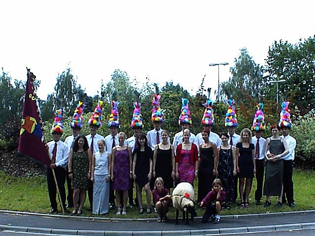 Kirmesburschen 1962 Lindenholzhausen Kirmes 2000