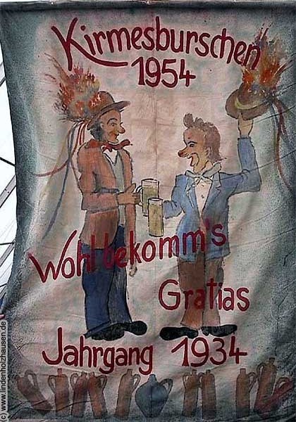 Kirmesfahrne 1954