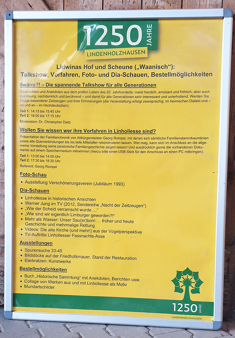 1250 Jahre Lindenholzhausen