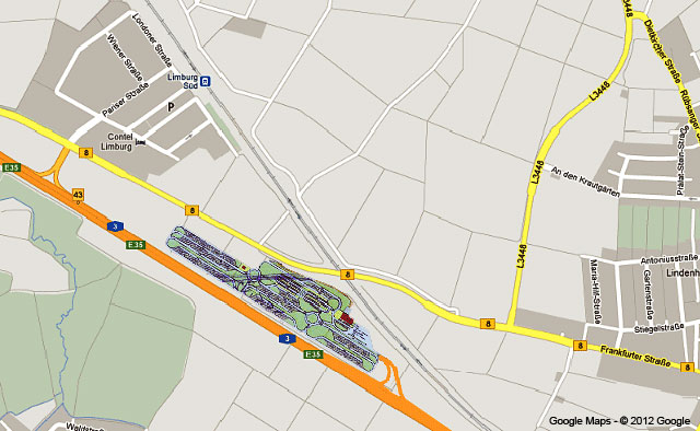 Planungstand Autobahnraststätte Lindenholzhausen (Stand: 01.07.2012).