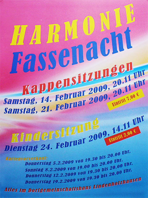 Harmonie Fastnachtsveranstaltungen
