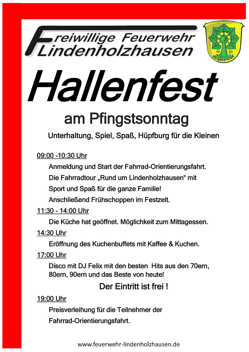 Hallenfest FF Lindenholzhausen