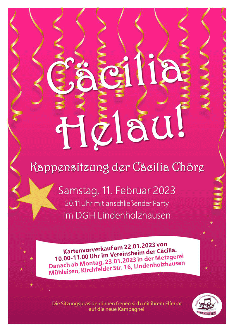 Kappensitzung der Cäcilia Chöre Lindenholzhausen
