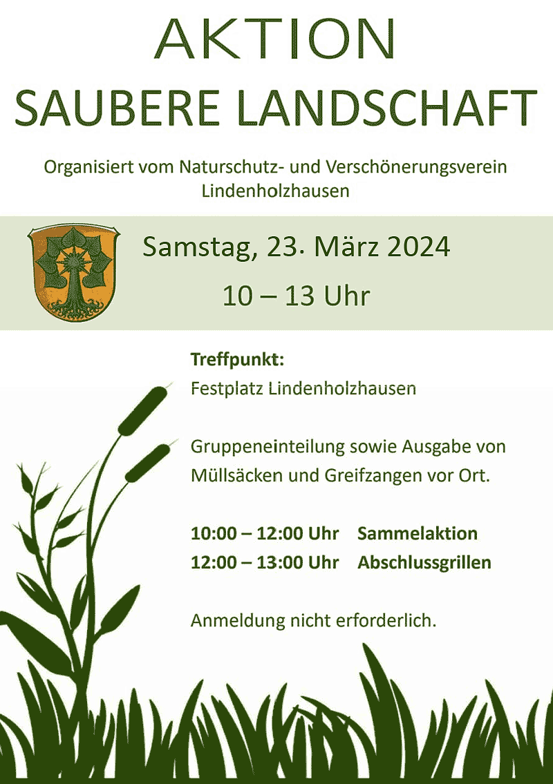 saubere landschaft
